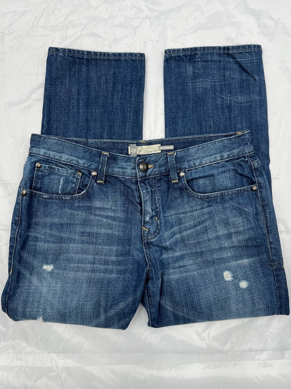 J078 Level 99 Women’s Waist 29 Medium Boyfriend Jeans